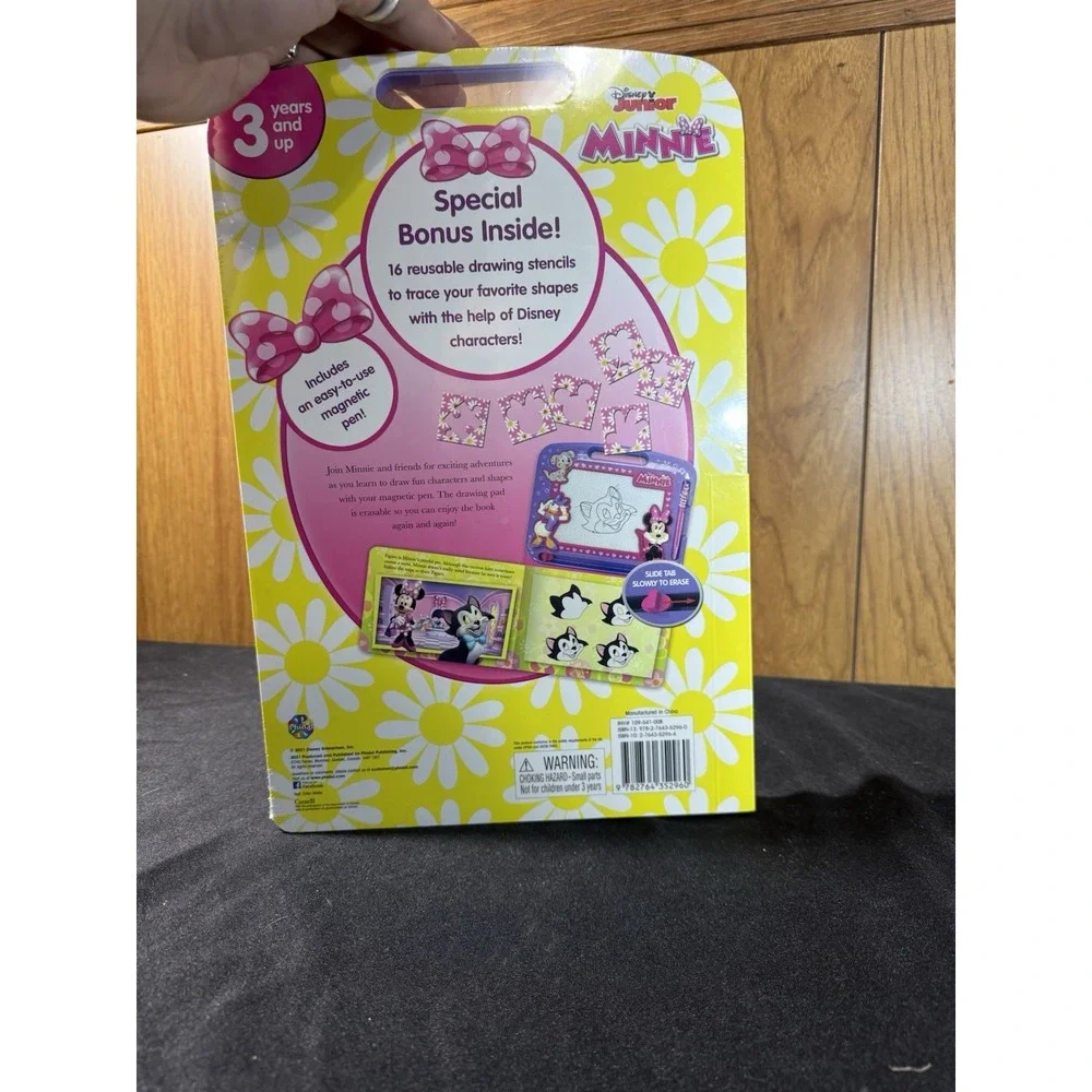 Minnie Disney Junior Story Book And Magnetic Drawing Kit 47A1‎